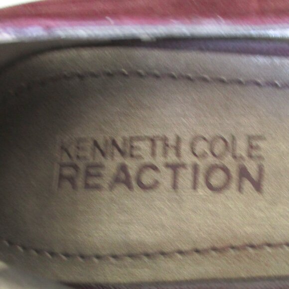 Kenneth Cole Reaction Womens Plum Suede Flat Loafer - Size 6M - Picture 8 of 10